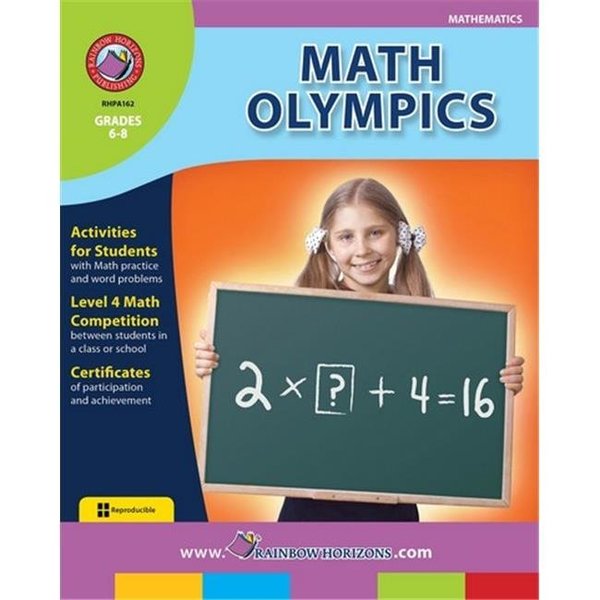 Rainbow Horizons Rainbow Horizons A162 Math Olympics - Grade 6 to 8 A162